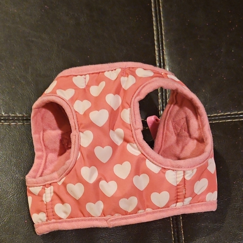 Pink Heart Dog Vest